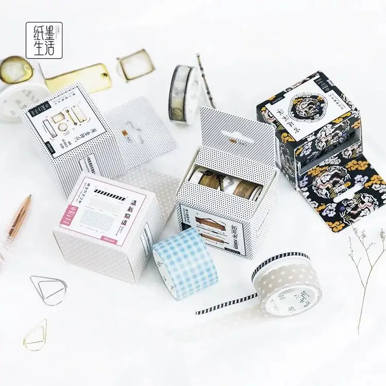 3 Rolls/pack Washi Tape Set Vintage Grid Decorative Adhesive Tape Diy Decor Scrapbooking Sticker Label Stationery
3 Rolls/pack Washi Tape Set Vintage Grid Decorative Adhesive Tape Diy Decor Scrapbooking Sticker Label Stationery