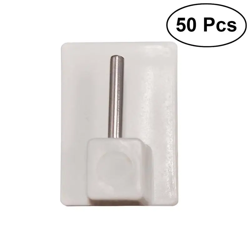 50Pcs Hooks Self Adhesive Wall Hooks Stick Hooks Metal Hooks for Livingroom Kitchen Bathroom Storage Hooks for Office
50Pcs Hooks Self Adhesive Wall Hooks Stick Hooks Metal Hooks for Livingroom Kitchen Bathroom Storage Hooks for Office