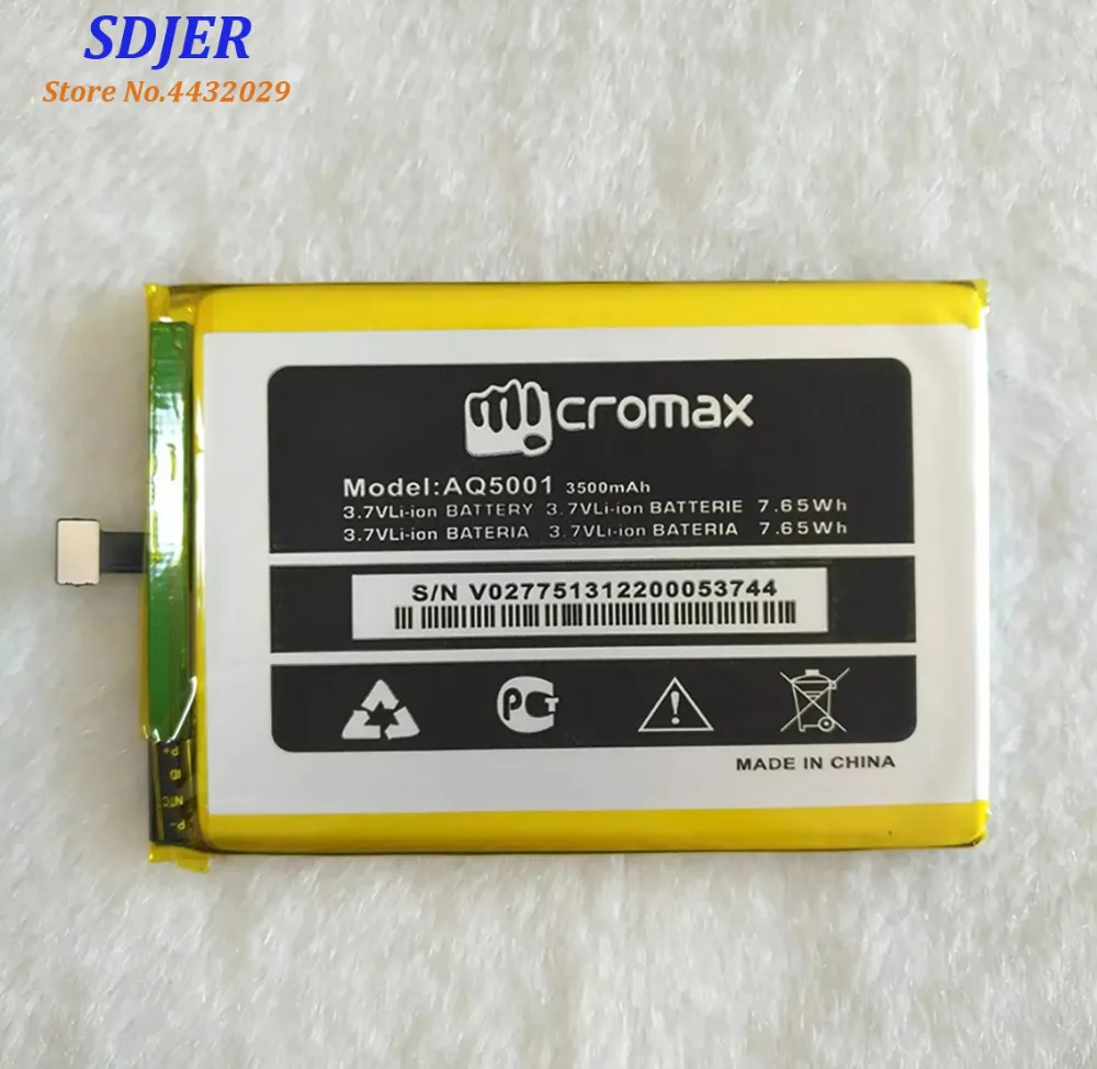 Высокое качество оригинальный для Micromax AQ5001 мобильный полимерный Мобильный