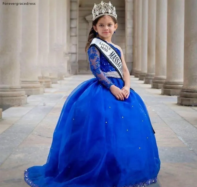 Lovely Cute Girls Pageant Dresses Royal Blue One Long Sleeve Daughter Toddler Kids Children Formal First Holy Communion Gowns
Lovely Cute Girls Pageant Dresses Royal Blue One Long Sleeve Daughter Toddler Kids Children Formal First Holy Communion Gowns