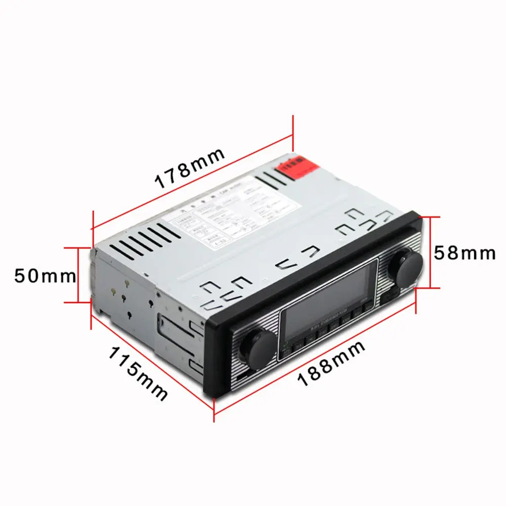 Bt винтажное Радио MP3 плеер стерео USB AUX классический автомобильный аудио U диск для