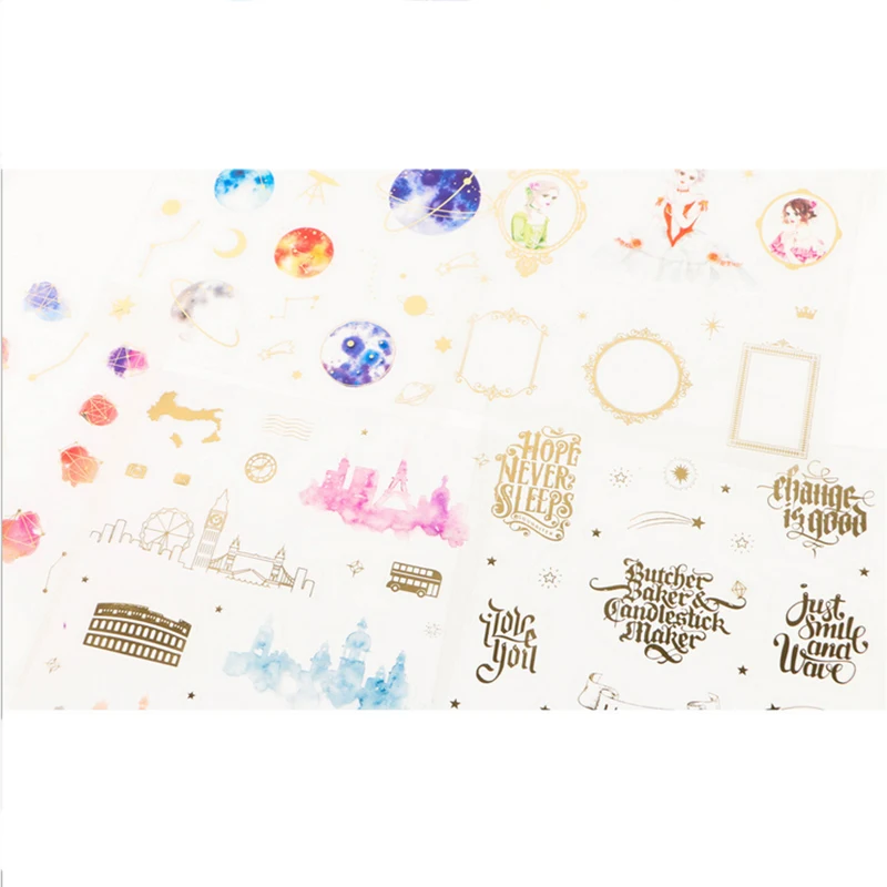 Kawaii creative Hot stamping PVC stickers decoration decal diy Cartoon Scrapbooking Stickers scrapbooking Album Deco Sticker
Kawaii creative Hot stamping PVC stickers decoration decal diy Cartoon Scrapbooking Stickers scrapbooking Album Deco Sticker