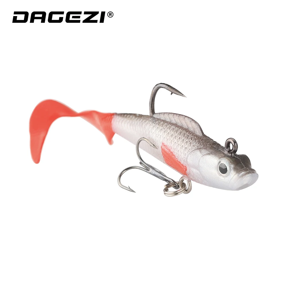DAGEZI 1pcs Soft Bait Fishing Lures With hook 8.5cm/8G Soft Fishing Lure for Carp Soft Artificial Bait Fishing Gear
DAGEZI 1pcs Soft Bait Fishing Lures With hook 8.5cm/8G Soft Fishing Lure for Carp Soft Artificial Bait Fishing Gear