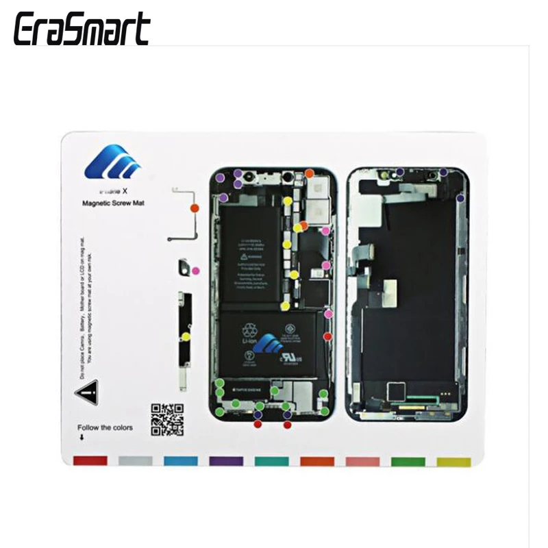 Магнитный коврик для винтов для iPhone X/XS/XR/XS Max/11/11 Pro/11 Pro Max, профессиональный направляющий коврик для винтов, коврик для хранения таблицы
Магнитный коврик для винтов для iPhone X/XS/XR/XS Max/11/11 Pro/11 Pro Max, профессиональный направляющий коврик для винтов, коврик для хранения таблицы