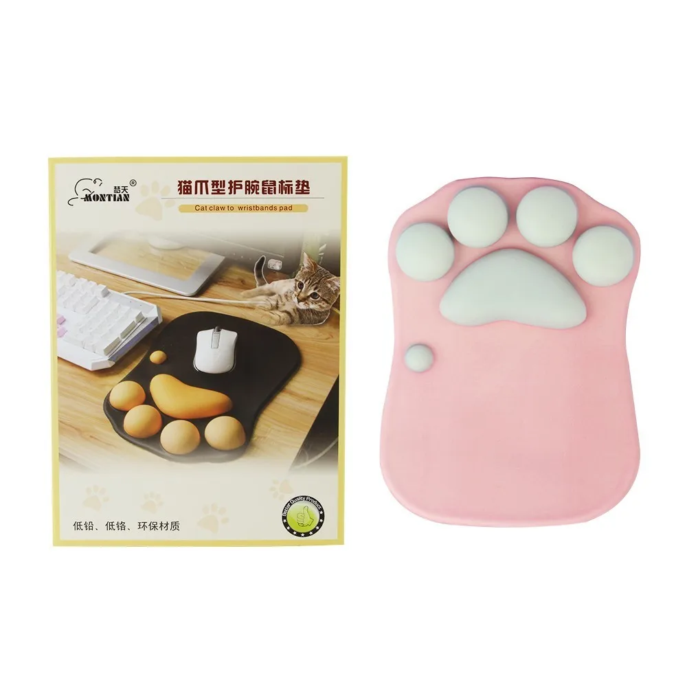 High Quality Cute Cat Paw Mouse Pad Nonslip Silicone Mice Mat Computer Wrist Rest Support
High Quality Cute Cat Paw Mouse Pad Nonslip Silicone Mice Mat Computer Wrist Rest Support