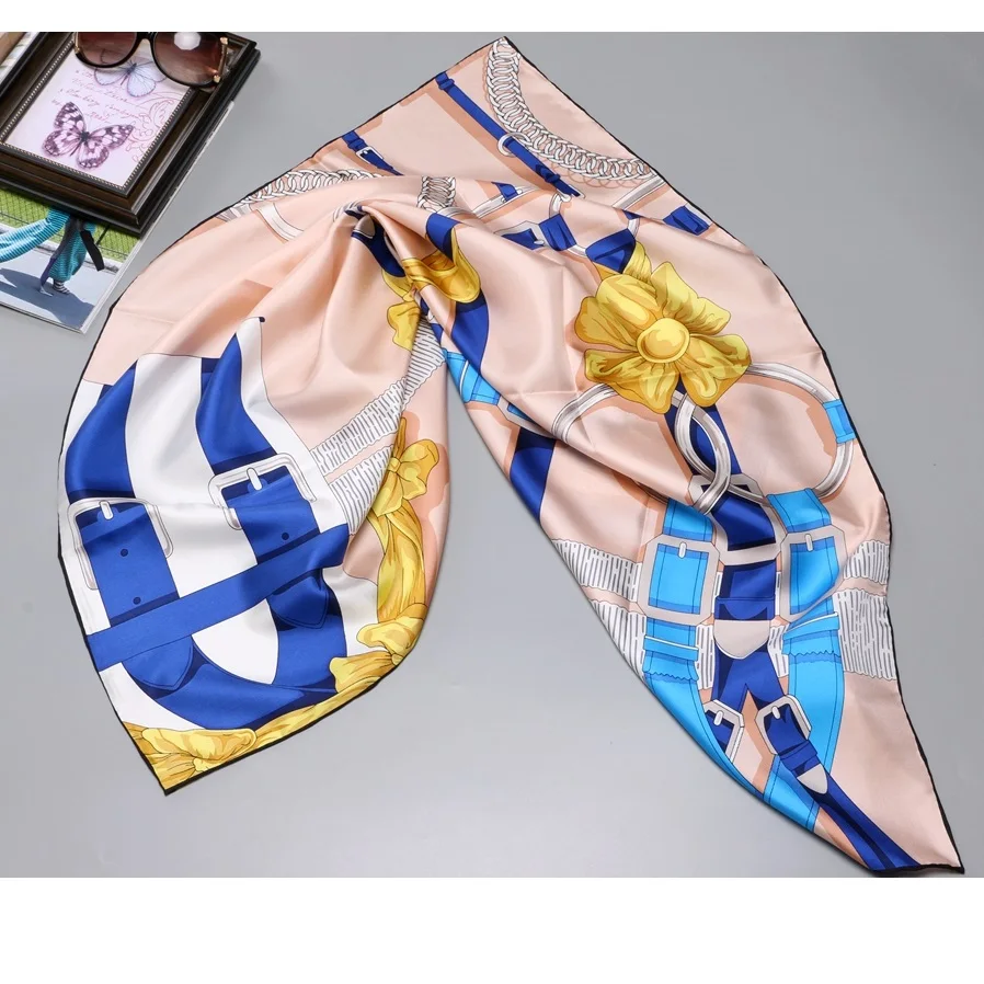 100% Silk Scarf Hijab Foulard Belts Print Women Fashion Silk Shawl Head Scarves 35" X 35"
100% Silk Scarf Hijab Foulard Belts Print Women Fashion Silk Shawl Head Scarves 35" X 35"