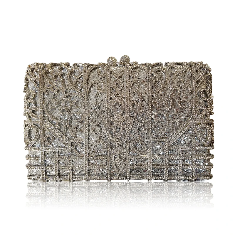 XIYUAN Silver Crystal Clutch Bag Fashion Evening Clutches Bags Fashion Ladies Dinner Banquet Handbag Purse Female Clutches
XIYUAN Silver Crystal Clutch Bag Fashion Evening Clutches Bags Fashion Ladies Dinner Banquet Handbag Purse Female Clutches