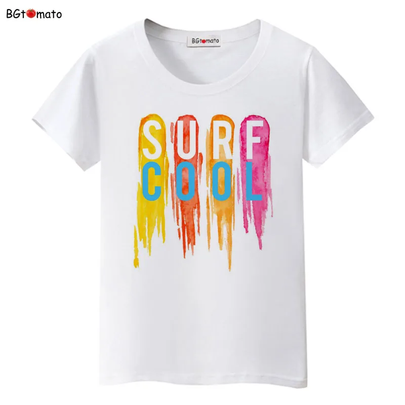 BGtomato New Arrivals T Shirt Women SURE COOL tops fashion Printed tee shirt femme casual Tops korean clothes colorful t-shirt
BGtomato New Arrivals T Shirt Women SURE COOL tops fashion Printed tee shirt femme casual Tops korean clothes colorful t-shirt