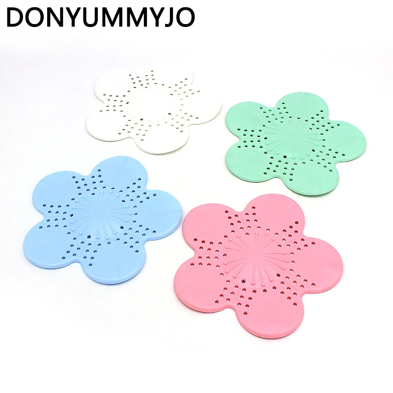 DONYUMMYJO 10pcs/bag Creative Plum Kitchen Sink Anti-blocking Silicone Floor Drain Bathroom Hair Filter Floor Drain
DONYUMMYJO 10pcs/bag Creative Plum Kitchen Sink Anti-blocking Silicone Floor Drain Bathroom Hair Filter Floor Drain
