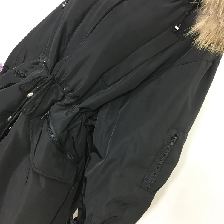 Large raccoon dog fur collar white duck down jackets women down coats 2019 autumn winter
Large raccoon dog fur collar white duck down jackets women down coats 2019 autumn winter