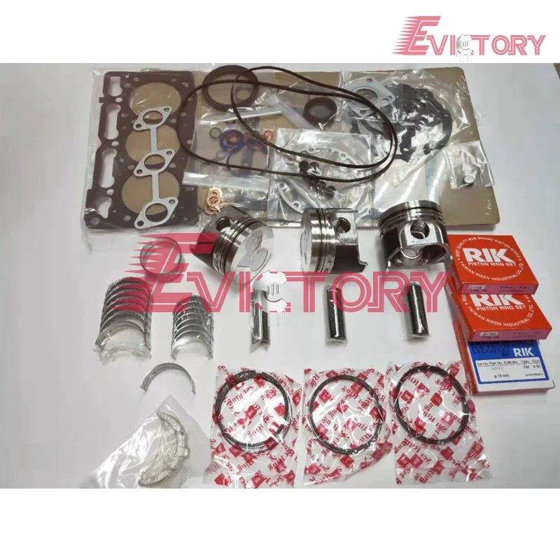 D1105 oversize piston +0.50 and piston ring +0.50 full gasket bearing kit For Kubota U-20-3S excavator
D1105 oversize piston +0.50 and piston ring +0.50 full gasket bearing kit For Kubota U-20-3S excavator