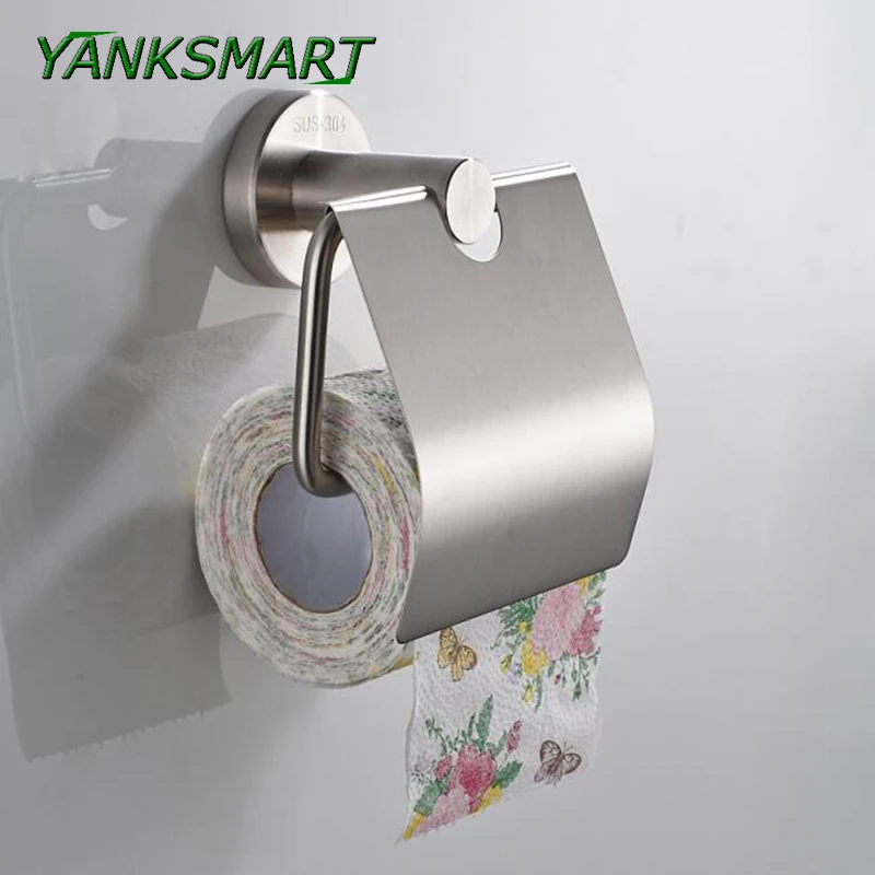 YANKSMART Brushed Nickel stainless steel Bronze Bathroom Or Kitchen Toilet Paper Holder Tissue Box shelf Hardware Accessories
YANKSMART Brushed Nickel stainless steel Bronze Bathroom Or Kitchen Toilet Paper Holder Tissue Box shelf Hardware Accessories
