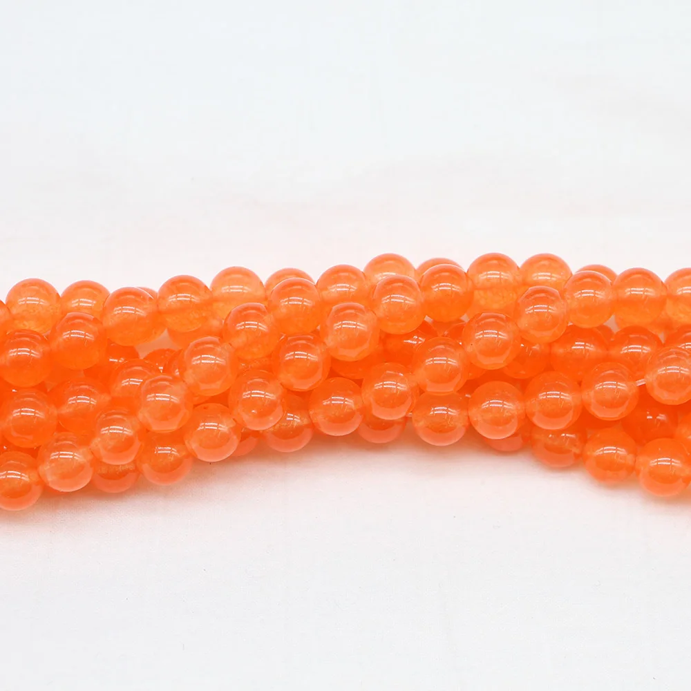 4/6/8/10/12 mm Natural Orange Jades Round Beads Chalcedony Loose Spacer Bead For Jewelry Making Findings Accessories Supplies
4/6/8/10/12 mm Natural Orange Jades Round Beads Chalcedony Loose Spacer Bead For Jewelry Making Findings Accessories Supplies