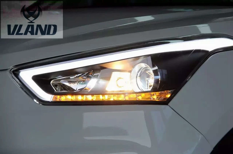 VLAND Заводская Автомобильная головная лампа для IX25 светодиодный фонарь 2014 2016 ix25