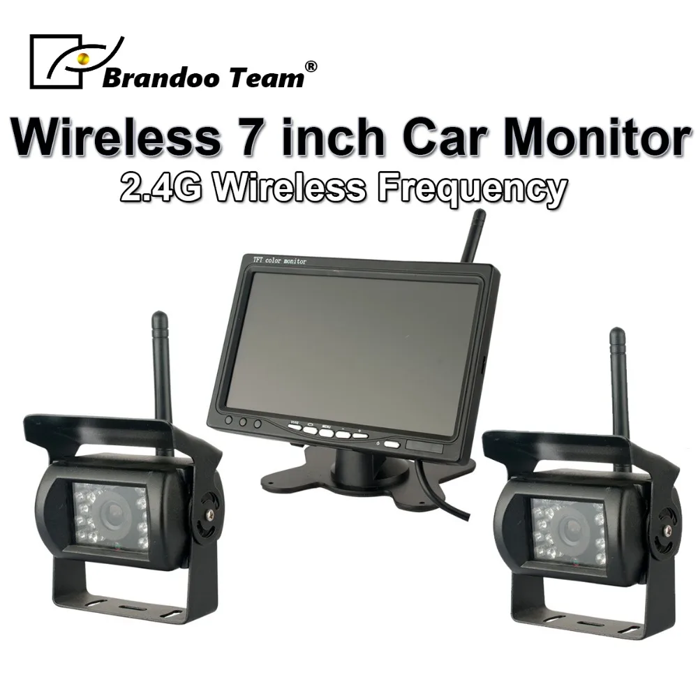 7 inch 2.4G Wireless Monitor and IR Rearview Camera kit For Car Bus Large Vehicle
7 inch 2.4G Wireless Monitor and IR Rearview Camera kit For Car Bus Large Vehicle