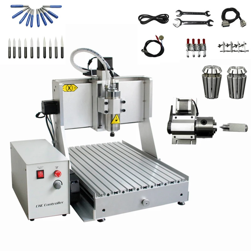 800W 1.5KW 2.2KW USB 4 Axis CNC Router Engraver 3040 Z Axis Stroke 130mm CNC Metal Milling Cutting Machine
800W 1.5KW 2.2KW USB 4 Axis CNC Router Engraver 3040 Z Axis Stroke 130mm CNC Metal Milling Cutting Machine