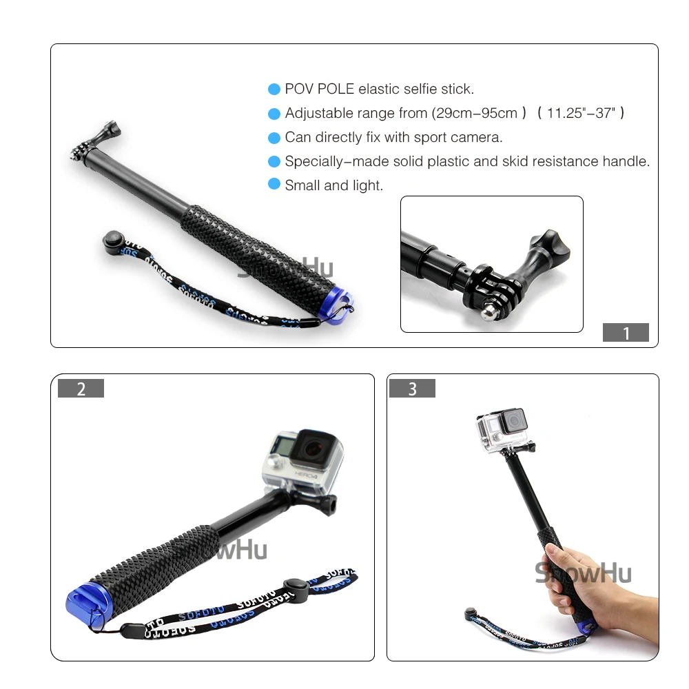 SnowHu For Gopro Accessories set Octopus Tripod Suitable for Go pro Hero 9 8 7 6 5 4 for Yi 4K EKEN H9 Action Camera GS28
SnowHu For Gopro Accessories set Octopus Tripod Suitable for Go pro Hero 9 8 7 6 5 4 for Yi 4K EKEN H9 Action Camera GS28