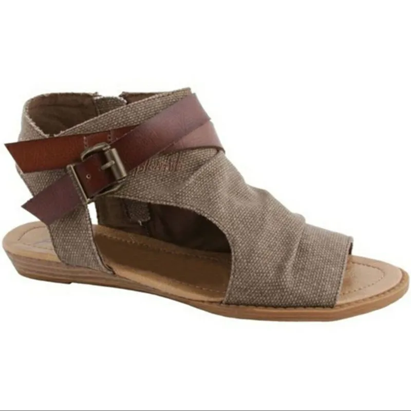 2019 Women Sandals Gladiator Peep Toe Buckle Zipper Design roman sandals Women Low-heeled Summer Beach Ladies Sandals
2019 Women Sandals Gladiator Peep Toe Buckle Zipper Design roman sandals Women Low-heeled Summer Beach Ladies Sandals