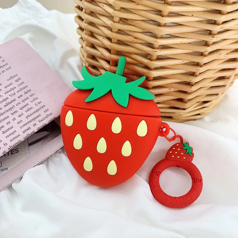 Case For AirPods Cute Cartoon Earphone Cases For Apple Airpods2 Accessories Protect Cover With Finger Ring Strap unique Fruit 3D
Case For AirPods Cute Cartoon Earphone Cases For Apple Airpods2 Accessories Protect Cover With Finger Ring Strap unique Fruit 3D