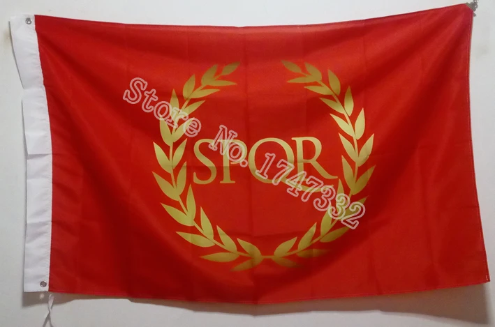 Западная Римская империя SPQR флаг горячие продажи товары 3x5 футов 150x90 см Баннер