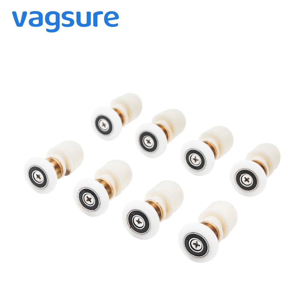 8pcs/set Nylon Brass Single Shower Pulley Door Runner Wheels Sliding Rollers For Shower Cabin
8pcs/set Nylon Brass Single Shower Pulley Door Runner Wheels Sliding Rollers For Shower Cabin