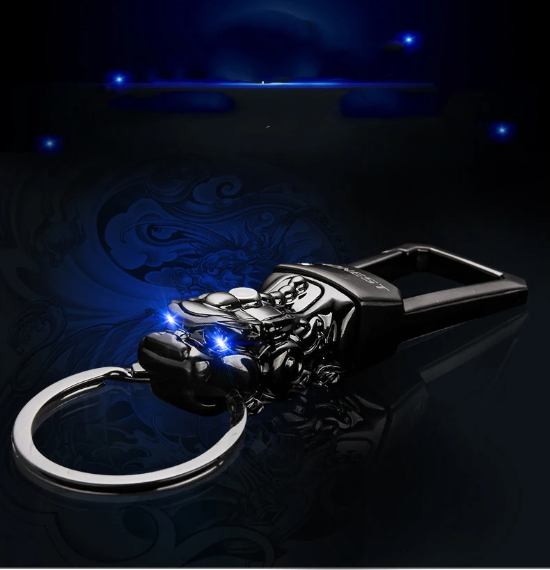 

Brand HONEST Brave Troops Keychains Men Key Chain Car Key Holder Ring Jewelry Bag Pendant Genuine Metal Gift High End Keychain
