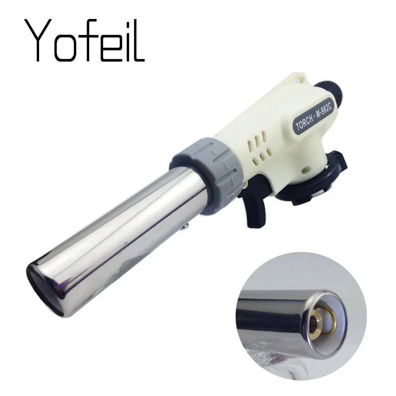 Camping Gas Torch Flame Gun Blowtorch Cooking Soldering Butane AutoIgnition Gas-Burn Lighter Heating Welding Gas Torch
Camping Gas Torch Flame Gun Blowtorch Cooking Soldering Butane AutoIgnition Gas-Burn Lighter Heating Welding Gas Torch