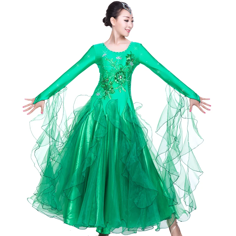 Women's Plus Size Modern Dance Costume Standard Ballroom Dancing One-piece Dress Performance Ballroom Dance Costumes
Women's Plus Size Modern Dance Costume Standard Ballroom Dancing One-piece Dress Performance Ballroom Dance Costumes