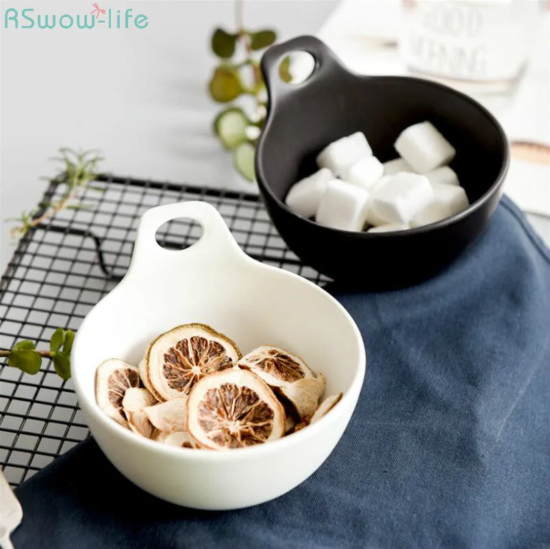 Simple Sanded Matte Salad Snack Fruit Bowl Pudding Bowl Japanese Creative Single Ear Ceramic Bowl Simple Modern Tableware Solid
Simple Sanded Matte Salad Snack Fruit Bowl Pudding Bowl Japanese Creative Single Ear Ceramic Bowl Simple Modern Tableware Solid