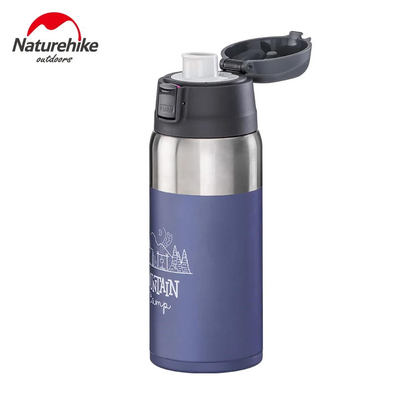 Naturehike 600ML Sport Bottle Outdoor Travel Mug Stainless Steel Coffee Thermos Cups Tourism Camping Portable kettle NH18T001-T 
Naturehike 600ML Sport Bottle Outdoor Travel Mug Stainless Steel Coffee Thermos Cups Tourism Camping Portable kettle NH18T001-T