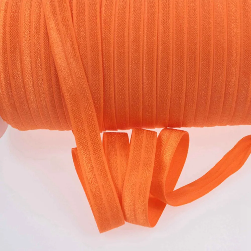 T.R RIBBON 5/8" solid FOE #750 Torrid Orange Fold Over Elastic Shiny for elastic Headbands Hair Ties 50yards and 100yards a lot
T.R RIBBON 5/8" solid FOE #750 Torrid Orange Fold Over Elastic Shiny for elastic Headbands Hair Ties 50yards and 100yards a lot