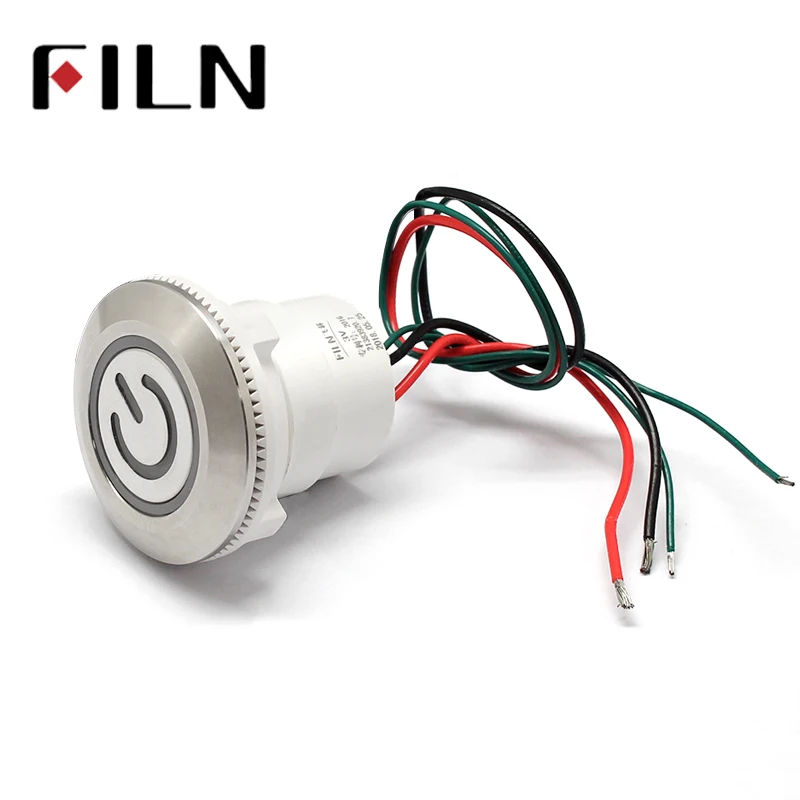 30mm Stainless Steel anti front IP68 2NO v 5v 6v 12v 24v Ring red yellow blue LED plastic push button switch with wire leads
30mm Stainless Steel anti front IP68 2NO v 5v 6v 12v 24v Ring red yellow blue LED plastic push button switch with wire leads