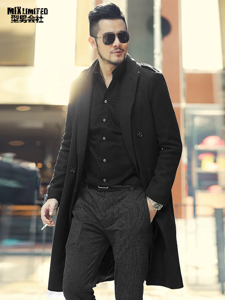 Men's New Autumn and Winter Casual Long Edition Woolen Overcoat Army Green European Style Slim Fashion Coat for Men F301
Men's New Autumn and Winter Casual Long Edition Woolen Overcoat Army Green European Style Slim Fashion Coat for Men F301