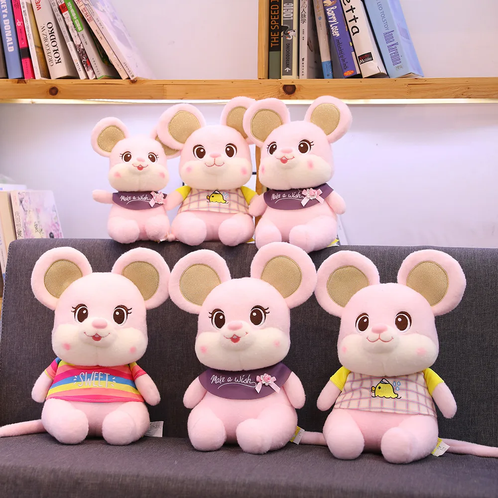 23-35cm Cute Mouse Dressed Clothes Plush Toy Stuffed Soft Kawaii Animal Doll for Kids Baby Children Girls Lovely Birthday Gift
23-35cm Cute Mouse Dressed Clothes Plush Toy Stuffed Soft Kawaii Animal Doll for Kids Baby Children Girls Lovely Birthday Gift