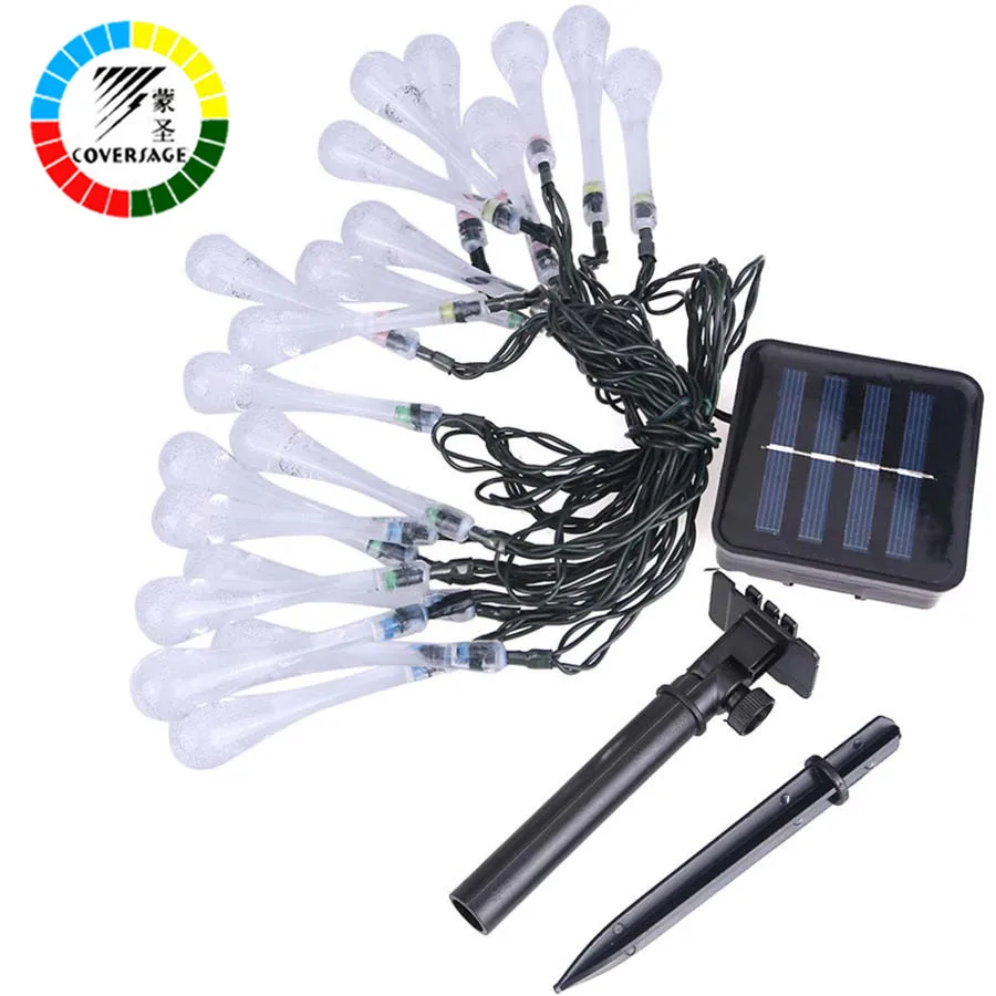 Coversage Led Solar Light Outdoor Garden Decoration 5M String Lights Raindrop Waterproof Christmas Holiday Lighting Fairy Lamps
Coversage Led Solar Light Outdoor Garden Decoration 5M String Lights Raindrop Waterproof Christmas Holiday Lighting Fairy Lamps
