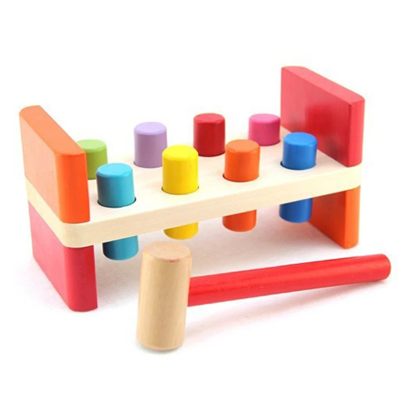 Wood Hammer Toy Pounding Bench Wooden Knock Box Kids Preschool Toys Free Shipping Tool Maintenance Box Colorful Noise Maker
Wood Hammer Toy Pounding Bench Wooden Knock Box Kids Preschool Toys Free Shipping Tool Maintenance Box Colorful Noise Maker