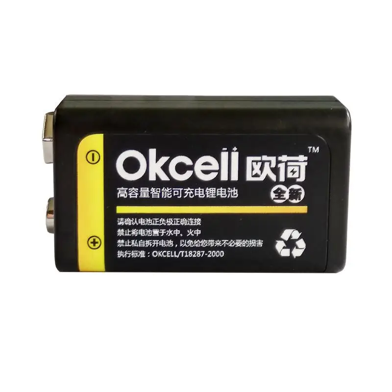 10 шт. 800 мАч micro USB аккумуляторная батарея OKcell Lipo 9 В для радиоуправляемого