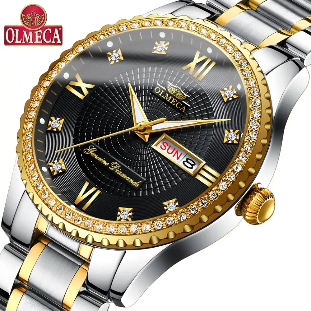 OLMECA Men's Watch Chronograph 30M Waterproof Fashion Dress Luxury Quartz relogio masculino Wrist Watches Auto Date Black Clock
OLMECA Men's Watch Chronograph 30M Waterproof Fashion Dress Luxury Quartz relogio masculino Wrist Watches Auto Date Black Clock