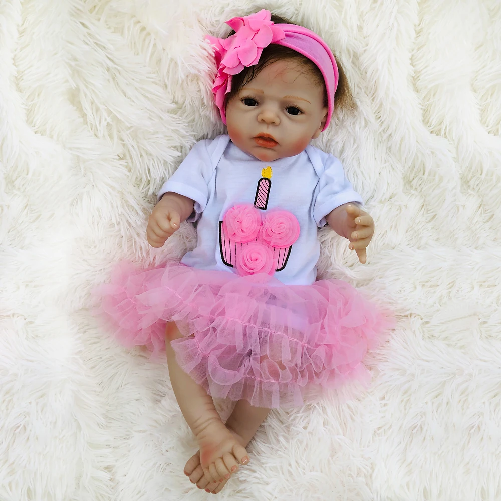 OtardDoll 22 inch Reborn baby doll 55cm Full Silicone Reborn dolls lifelike Bonecas Cute Girl for Birthday Gift
OtardDoll 22 inch Reborn baby doll 55cm Full Silicone Reborn dolls lifelike Bonecas Cute Girl for Birthday Gift