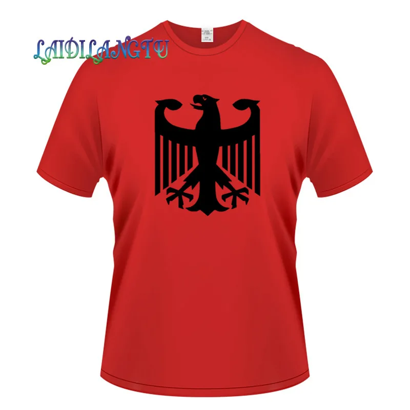 Новинка 2019 модная футболка одежда немецкая Мужская с орлом Высококачественная