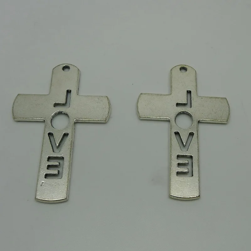 RONGQING 10pcs/pack Hollow Love Letter Crosses Pendant 64x40mm Religion DIY Jewelry Accessories
RONGQING 10pcs/pack Hollow Love Letter Crosses Pendant 64x40mm Religion DIY Jewelry Accessories