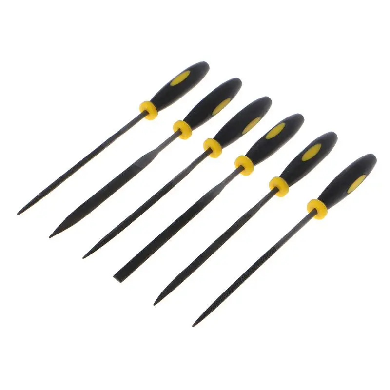 6pcs 140x3mm Metal File Mini Assorted Rasp Diamond Needle File Set Repair Tool Jewelry Wood Grinding Hand Tools
6pcs 140x3mm Metal File Mini Assorted Rasp Diamond Needle File Set Repair Tool Jewelry Wood Grinding Hand Tools