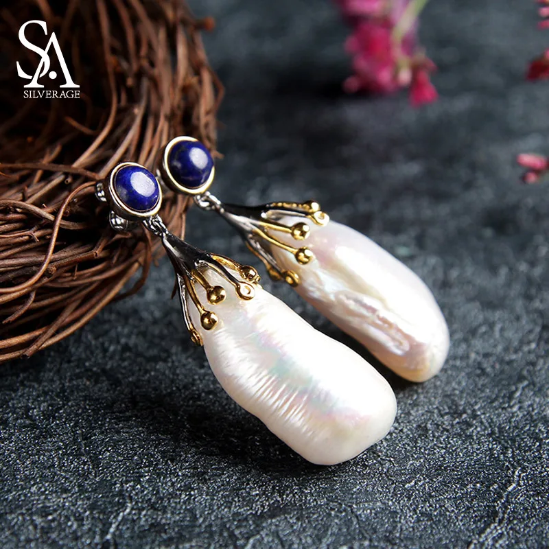 S925 Earrings Fashion Jewelry Baroque Pearl 925 Silver Round Drop Earrings for Woman 925 Silver Earrings Baroque Earrings 2019
S925 Earrings Fashion Jewelry Baroque Pearl 925 Silver Round Drop Earrings for Woman 925 Silver Earrings Baroque Earrings 2019