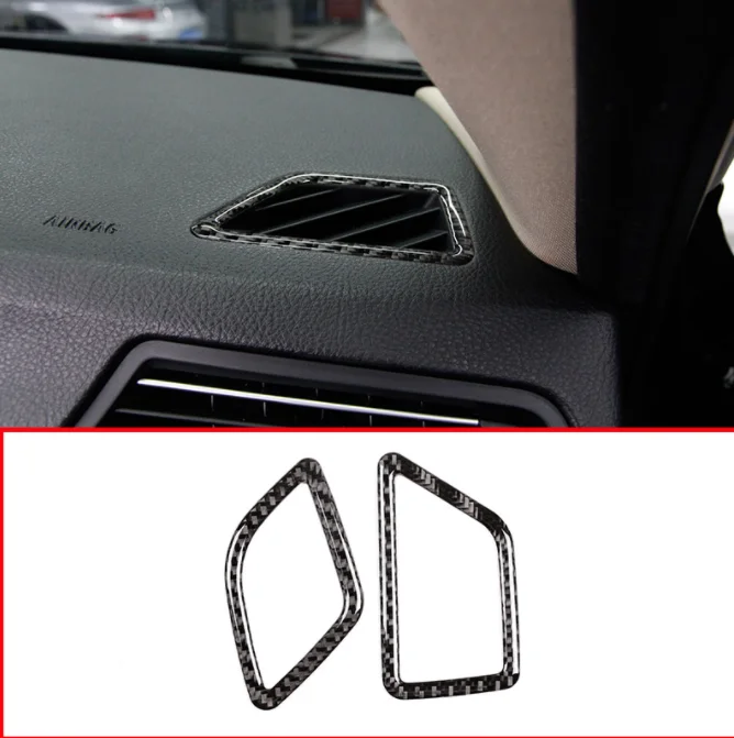 2pcs Real Carbon Fiber For BMW 5 Series F10 F18 520 2011-2017 Car Dashboard Side Air Conditioning Vent Frame Sticker LHD
2pcs Real Carbon Fiber For BMW 5 Series F10 F18 520 2011-2017 Car Dashboard Side Air Conditioning Vent Frame Sticker LHD