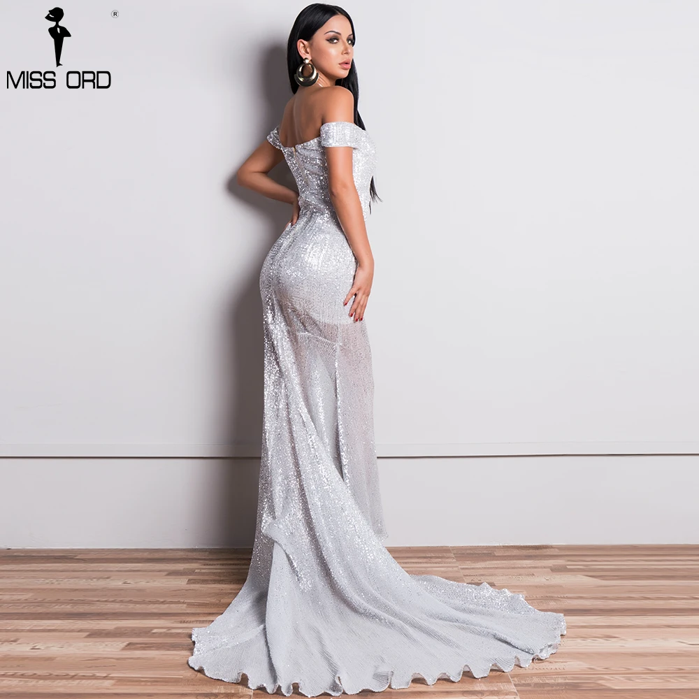 Missord 2021 Women Sexy Bra Off Shoulder Sequin Dresses Split Maxi Dress Elegant Party Reflective Dress Vestdios FT9266
Missord 2021 Women Sexy Bra Off Shoulder Sequin Dresses Split Maxi Dress Elegant Party Reflective Dress Vestdios FT9266