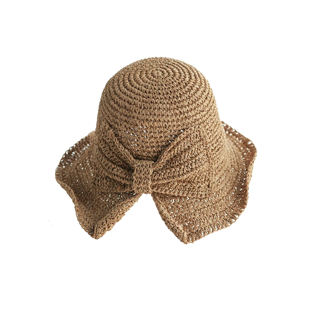 Bow Straw Weave Fisherman's hat Wide Brim Dome top UV Protection Sun Hats Beach Travel Foldable Gilrs Caps Female Summer Cap
Bow Straw Weave Fisherman's hat Wide Brim Dome top UV Protection Sun Hats Beach Travel Foldable Gilrs Caps Female Summer Cap