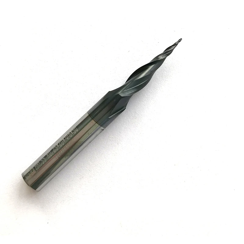 Концевые фрезы HRC55 R0.25 * D6 20 50L 2F вольфрамовые с твердым карбидным покрытием