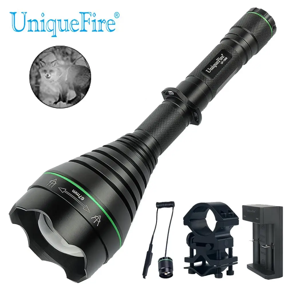 UniqueFire 1508 67 мм 940nm светодиодная вспышка для охоты инфрасветильник Комплект ночного видения: светодиодсветильник вспышка, крысиный хвост, зар...
UniqueFire 1508 67 мм 940nm светодиодная вспышка для охоты инфрасветильник Комплект ночного видения: светодиодсветильник вспышка, крысиный хвост, зар...