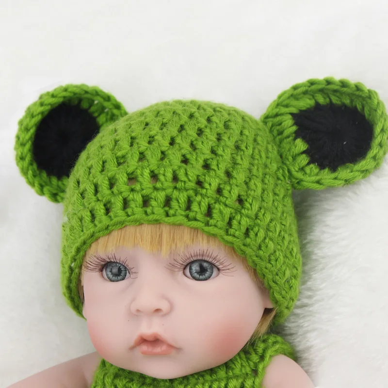 2PCS/Box NPKDOLL 10 Inch Fully Body Silicone Reborns Mini Newborn Baby Fashion Dolls Green Rompers Boy+Blonde Smile Girl Set
2PCS/Box NPKDOLL 10 Inch Fully Body Silicone Reborns Mini Newborn Baby Fashion Dolls Green Rompers Boy+Blonde Smile Girl Set