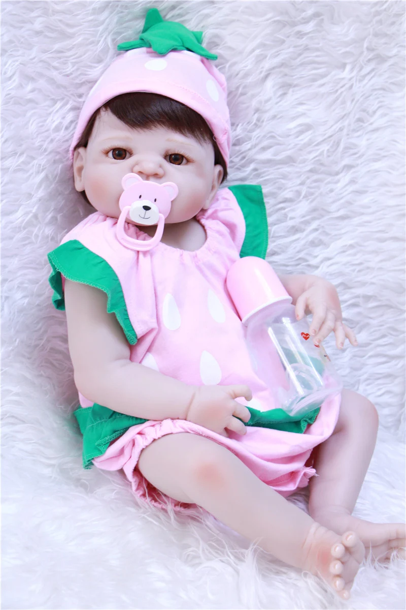 Bebe girl silicone reborn baby dolls 22"newborn baby sleeping dolls for kids birthday xmas gift bonecas brinquedos
Bebe girl silicone reborn baby dolls 22"newborn baby sleeping dolls for kids birthday xmas gift bonecas brinquedos